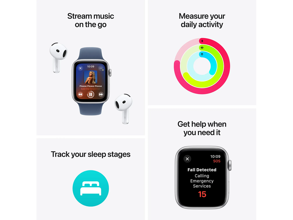 SMARTWATCH APPLE WATCH SE (2ª GENERACIÓN) CAJA MIDNIGHT ALUMINIO 40MM CON CORREA SPORT LOOP - S/M 3