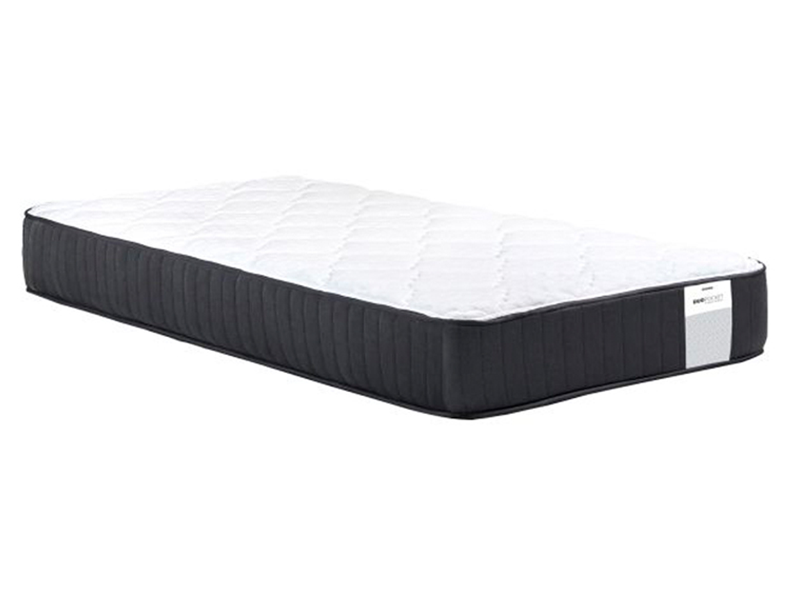 JUEGO DE DORMITORIO DRIMKIP CAMA EUROPEA DUO POCKET PLUS 1 PLAZA GRIS + RESPALDO 3