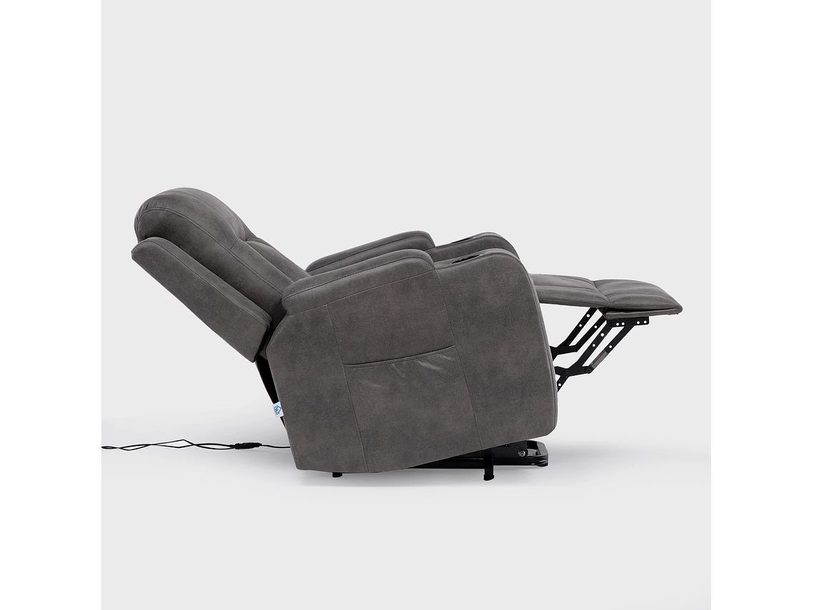 BERGER STAND UP GREY CON VIBROMASAJE 8 PUNTOS + CONTROL REMOTO + CALEFACCION 3