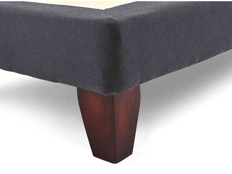 JUEGO DE DORMITORIO DRIMKIP CAMA EUROPEA DUO POCKET PLUS 1 PLAZA GRIS + RESPALDO 5