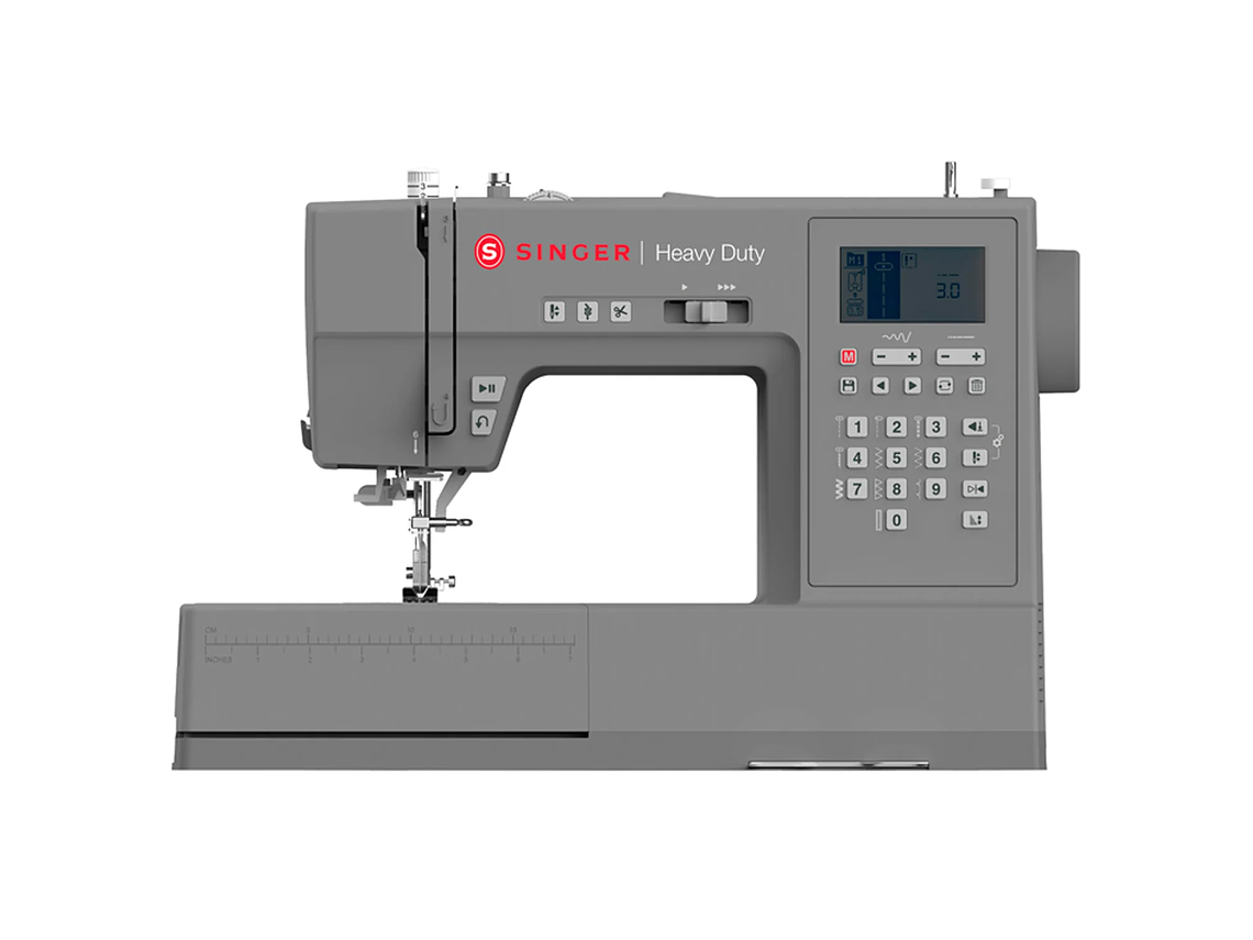 MAQUINA DE COSER SINGER HD6805C MÁQUINA DE COSER HEAVY DUTY COMPUTARIZADA 1