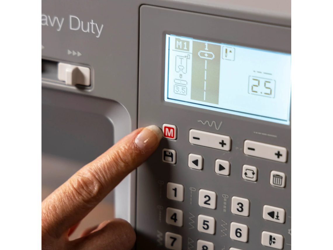 MAQUINA DE COSER SINGER HD6805C MÁQUINA DE COSER HEAVY DUTY COMPUTARIZADA 8