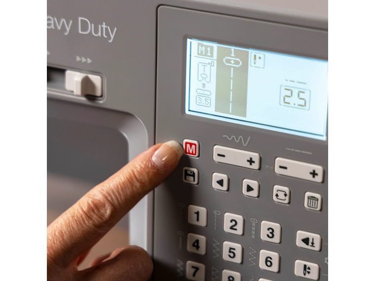 MAQUINA DE COSER SINGER HD6805C MÁQUINA DE COSER HEAVY DUTY COMPUTARIZADA 8