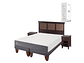 JUEGO DE DORMITORIO CIC CAMA EUROPEA SMART BD KING + SET NEW TORINO CHOCOLATE - Miniatura 2