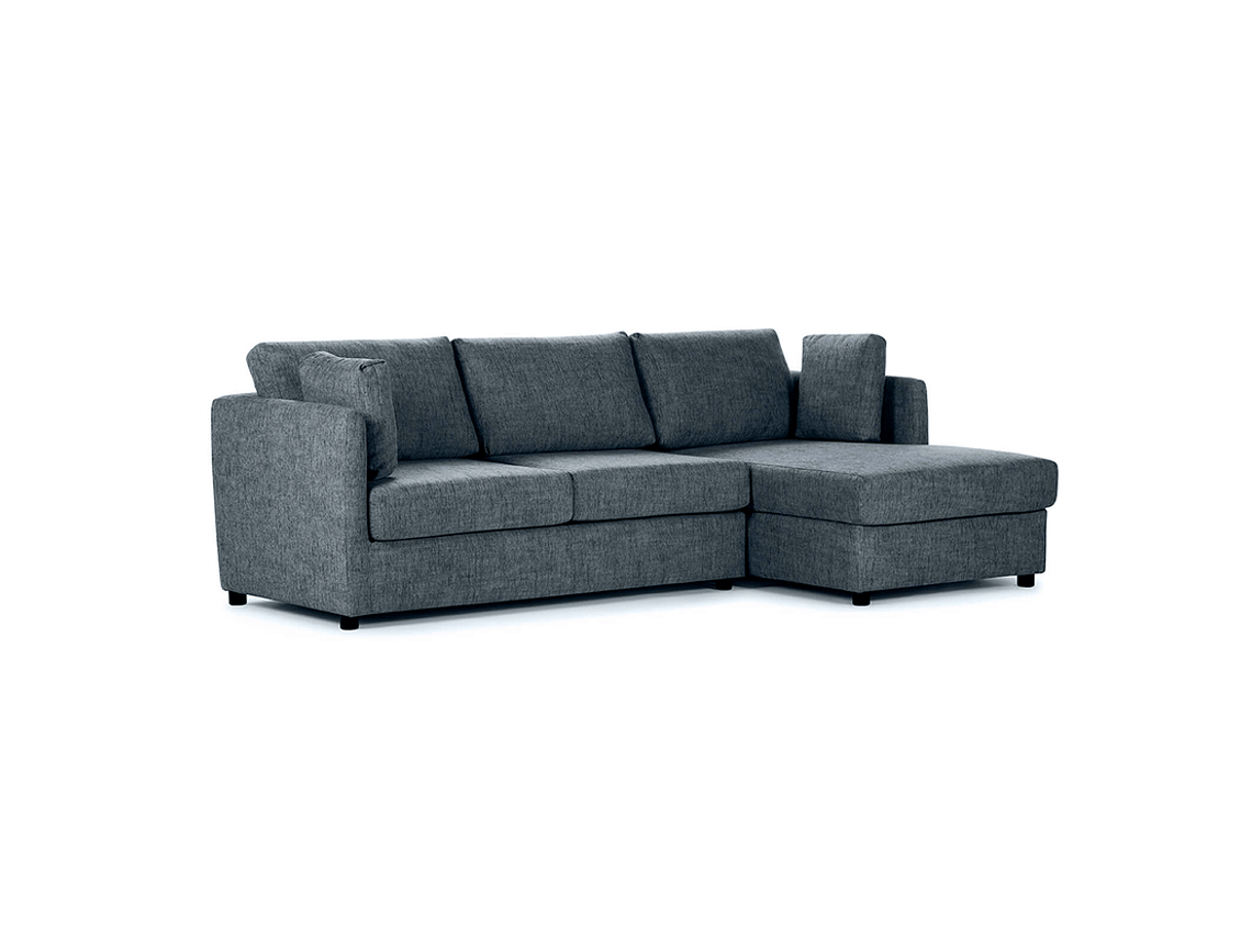 SOFÁ SECCIONAL CAMA ROSEN NOAH DERECHO 3 CUERPOS MELANGE DENIM 1