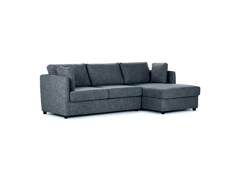 SOFÁ SECCIONAL CAMA ROSEN NOAH DERECHO 3 CUERPOS MELANGE DENIM 1