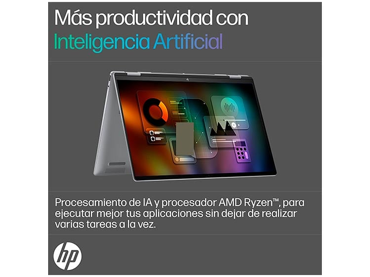 NOTEBOOK HP ENVY X360 16-AD0003LA AMD RYZEN 7 16 GB RAM 1 TB SSD PANTALLA TOUCH 16