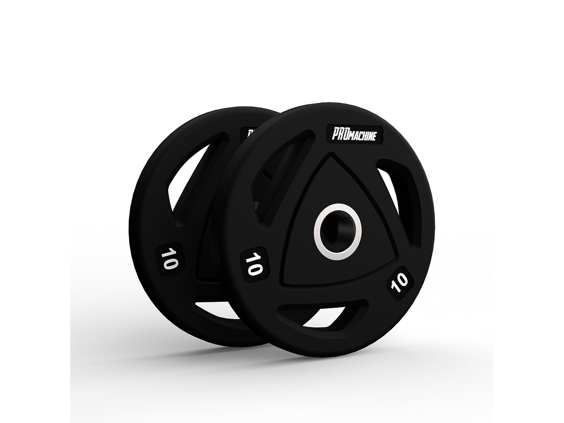 Par Discos Olímpicos Grip Rubber 10kg | PROmachine 1