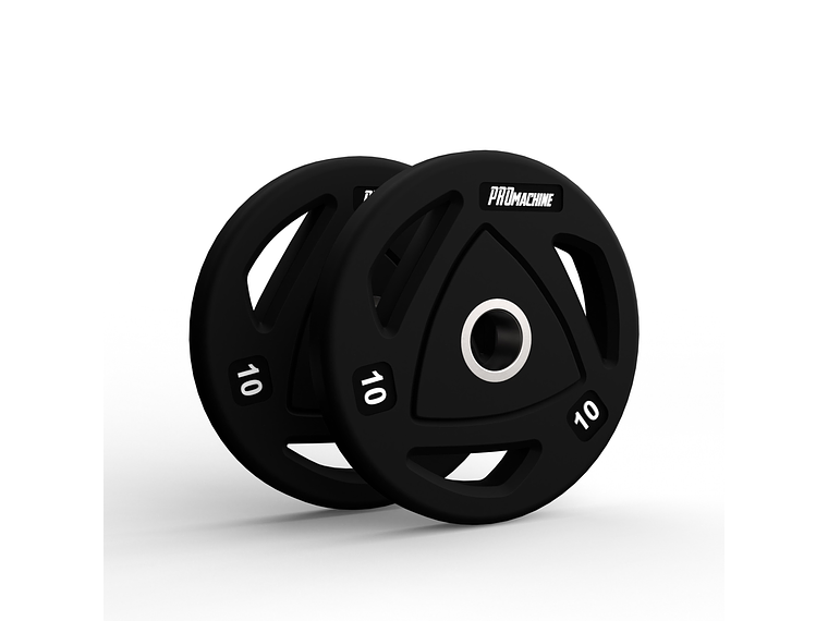 Par Discos Olímpicos Grip Rubber 10kg | PROmachine 1