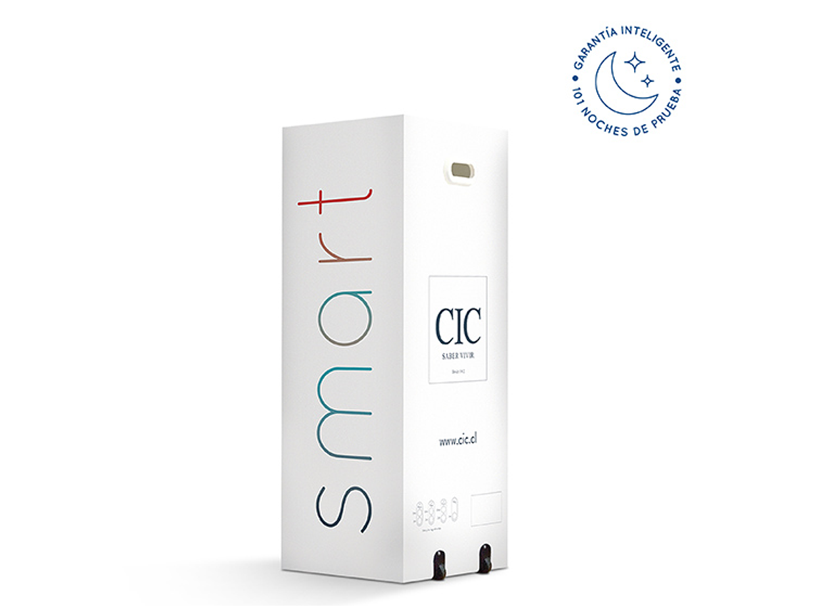 JUEGO DE DORMITORIO CIC CAMA EUROPEA SMART BD KING + SET NEW TORINO CHOCOLATE 5