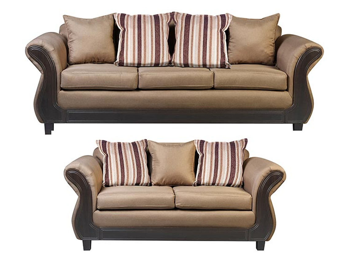 JUEGO DE LIVING INNOVAMUEBLES PALERMO BEIGE 32 4