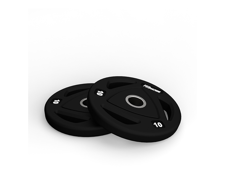 Par Discos Olímpicos Grip Rubber 10kg | PROmachine 2