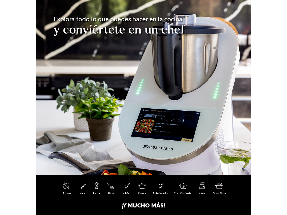ROBOT DE COCINA KITCHEN SUPER CONNECT 2 L EASYWAYS 2