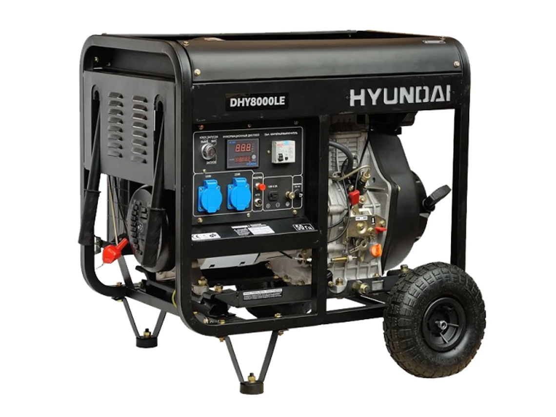 GENERADOR HYUNDAI DIESEL 6/6.5 KW/KVA MOD: 78DHY8000LE 1