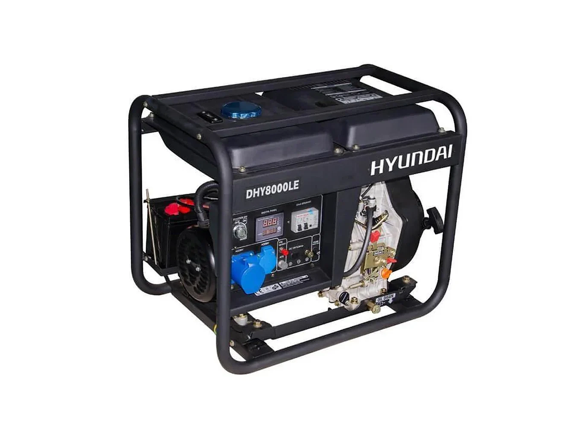 GENERADOR HYUNDAI DIESEL 6/6.5 KW/KVA MOD: 78DHY8000LE 4