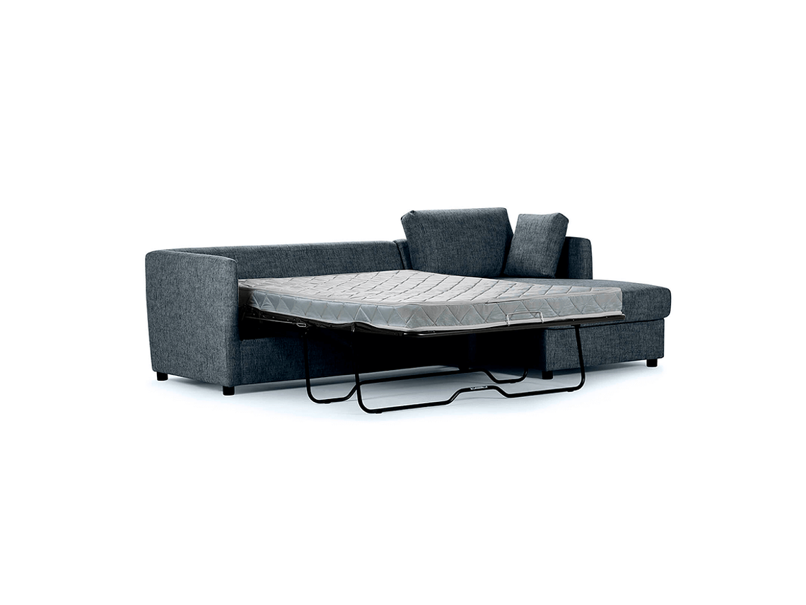 SOFÁ SECCIONAL CAMA ROSEN NOAH DERECHO 3 CUERPOS MELANGE DENIM 5