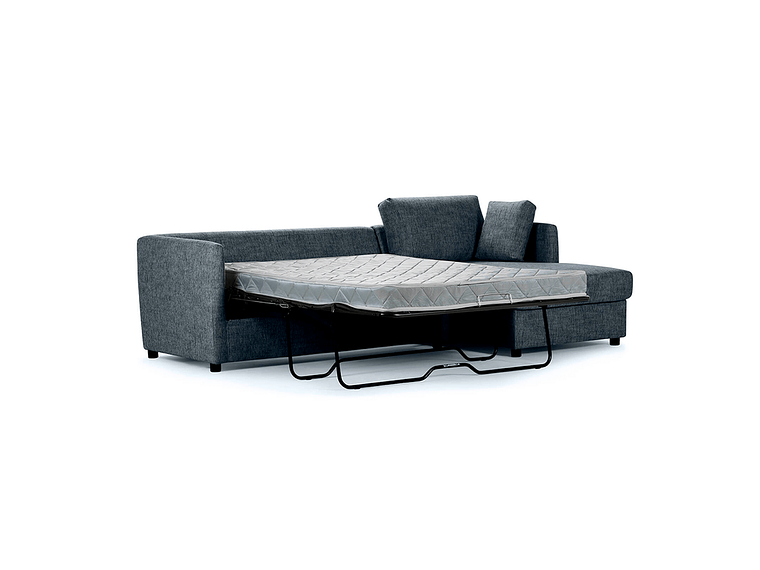 SOFÁ SECCIONAL CAMA ROSEN NOAH DERECHO 3 CUERPOS MELANGE DENIM 5