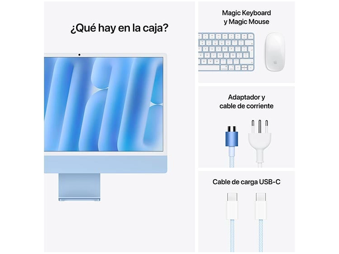 IMAC M4 (CPU 10NUC Y GPU 10NUC) 16GB RAM 256GB SSD 24” 4