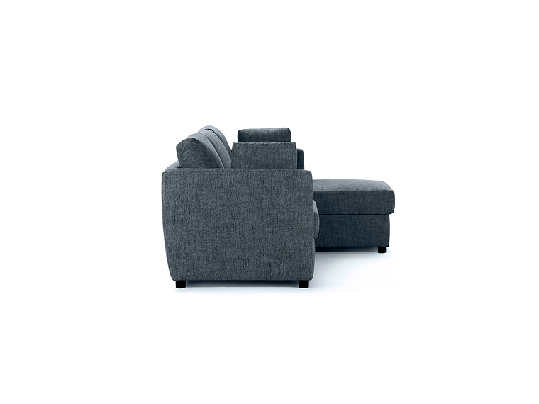 SOFÁ SECCIONAL CAMA ROSEN NOAH DERECHO 3 CUERPOS MELANGE DENIM 6