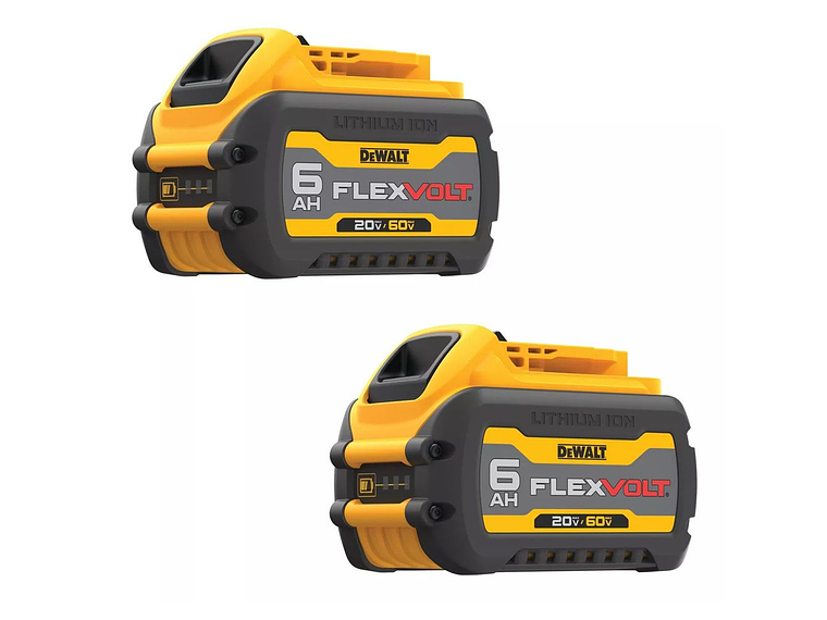 KIT SIERRA CIRCULAR DEWALT INAL. 71/4' 60V + 2 BAT 6A+CARG. 2