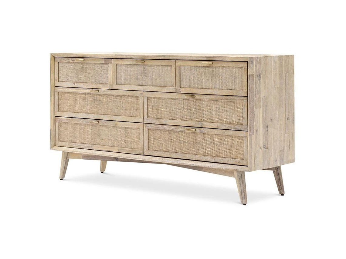 CÓMODA ROSEN HALSEY MADERA-RATTÁN 2