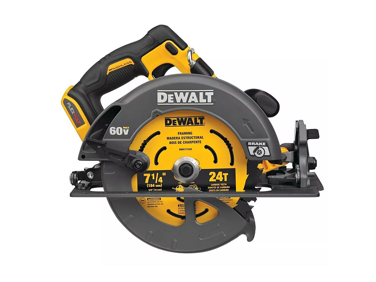 KIT SIERRA CIRCULAR DEWALT INAL. 71/4' 60V + 2 BAT 6A+CARG. 5