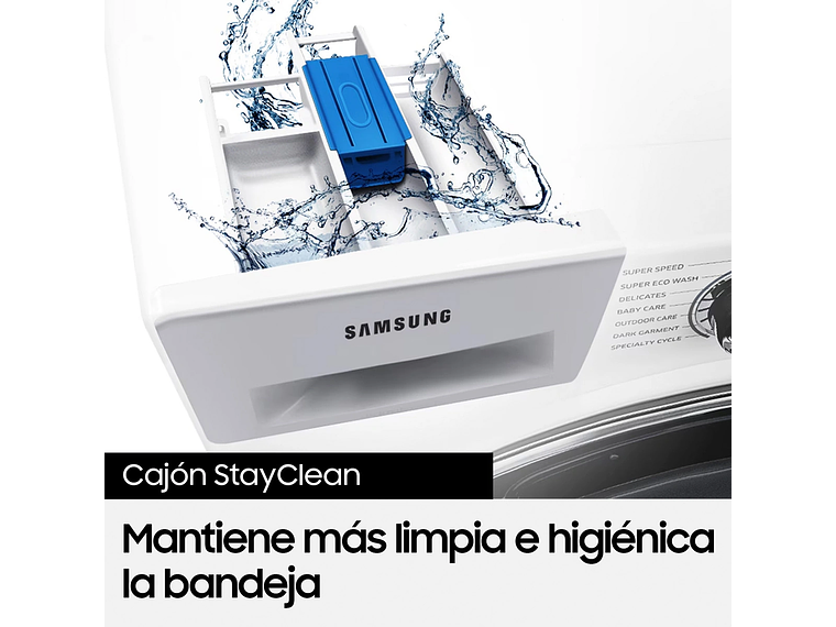 LAVADORA SECADORA SAMSUNG 11 KG 7 KG CARGA FRONTAL WD11M4473MW DIGITAL INVERTER /ZS 8