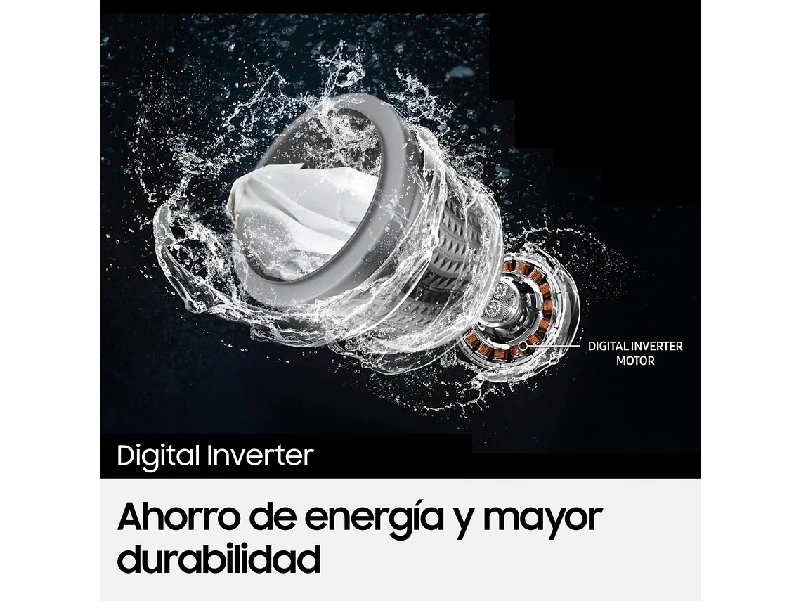 LAVADORA SECADORA SAMSUNG 11 KG 7 KG CARGA FRONTAL WD11M4473MW DIGITAL INVERTER /ZS 10