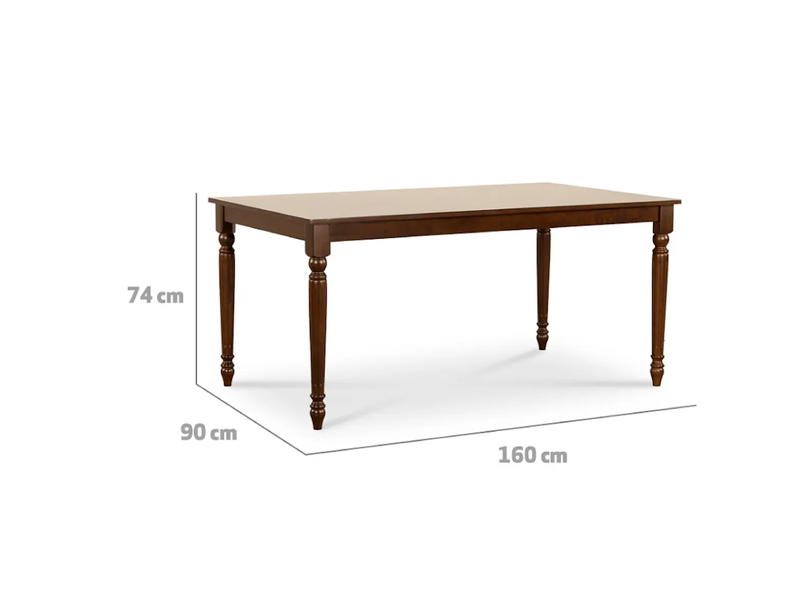 JUEGO COMEDOR CIC 6S CAFÉ DALLAS CHOCOLATE 2