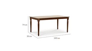 JUEGO COMEDOR CIC 6S CAFÉ DALLAS CHOCOLATE