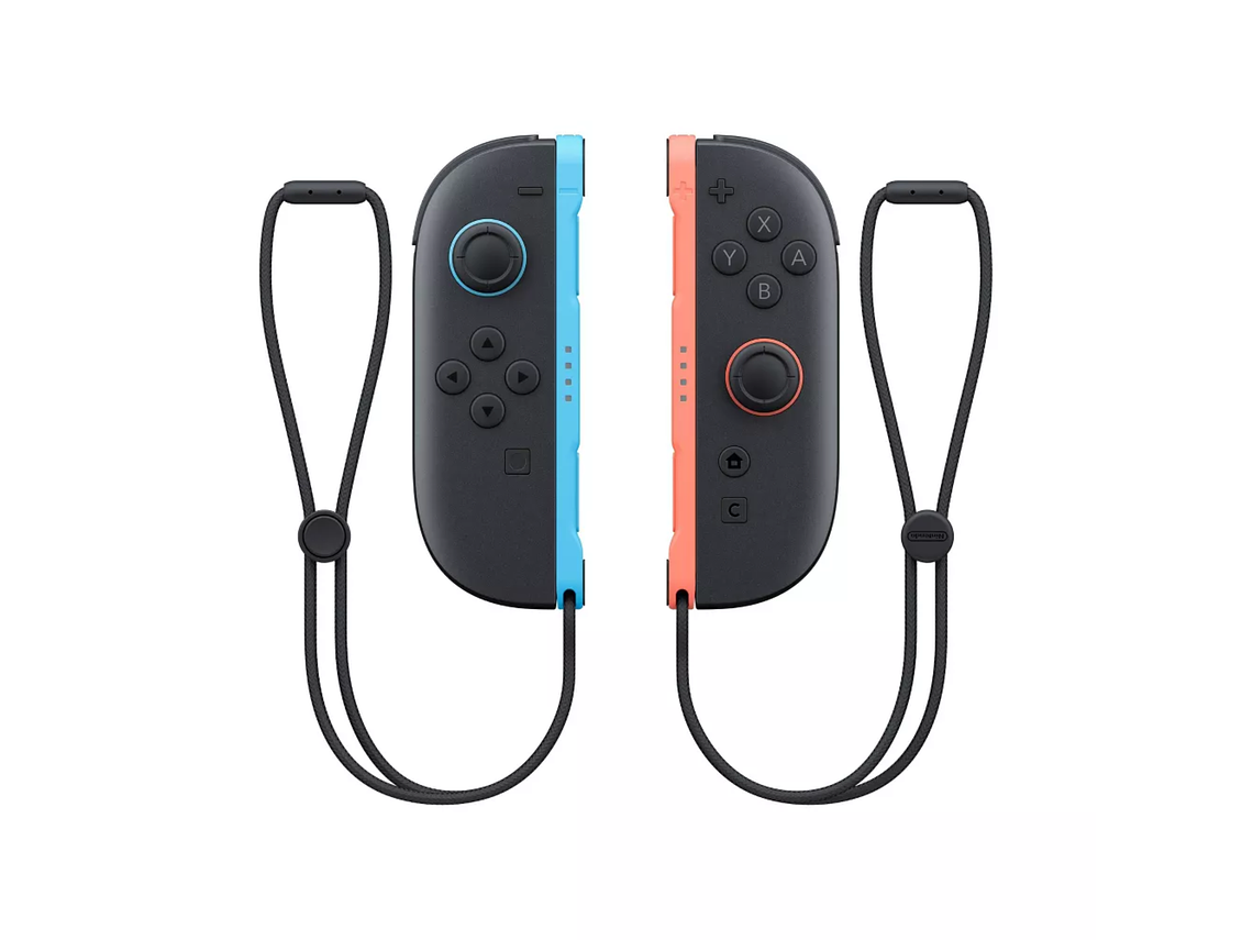 JOY-CON 2 NINTENDO SWITCH 2 (L/R) AZUL Y EN COLOR ROJO 1