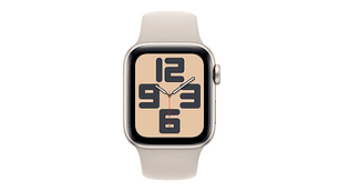 APPLE WATCH SE (GPS) - ALUMINIO BLANCO ESTELAR 40 MM - CORREA DEPORTIVA BLANCO ESTELAR - TALLA M/L