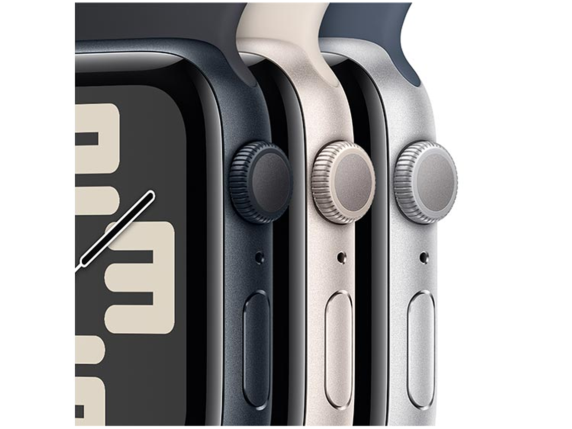 APPLE WATCH SE (GPS) - ALUMINIO BLANCO ESTELAR 40 MM - CORREA DEPORTIVA BLANCO ESTELAR - TALLA M/L 3