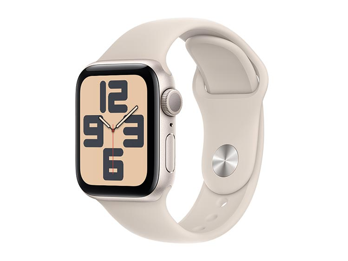 APPLE WATCH SE (GPS) - ALUMINIO BLANCO ESTELAR 40 MM - CORREA DEPORTIVA BLANCO ESTELAR - TALLA M/L 4