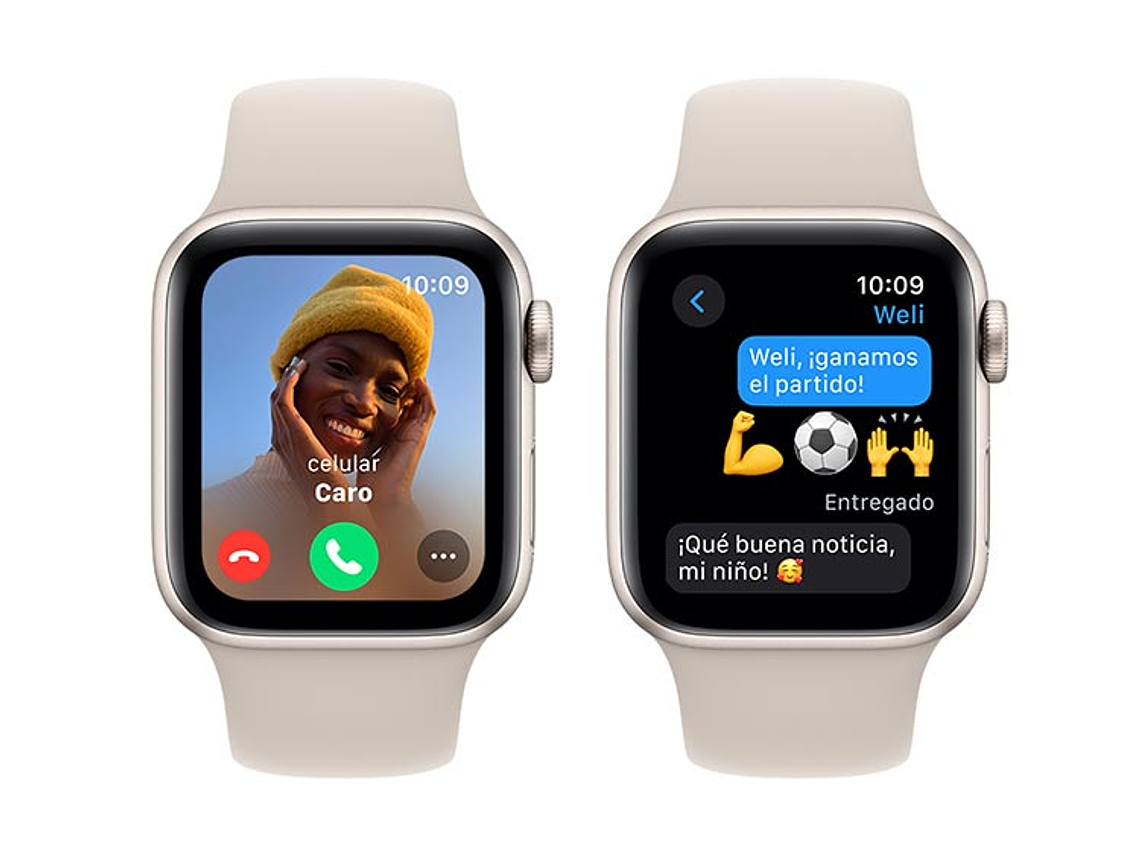 APPLE WATCH SE (GPS) - ALUMINIO BLANCO ESTELAR 40 MM - CORREA DEPORTIVA BLANCO ESTELAR - TALLA M/L 7