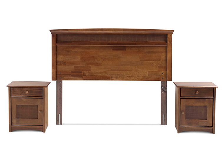 JUEGO DE DORMITORIO ROSEN CAMA BOXET UPLINE 2 PLAZAS + SET VENETO 3