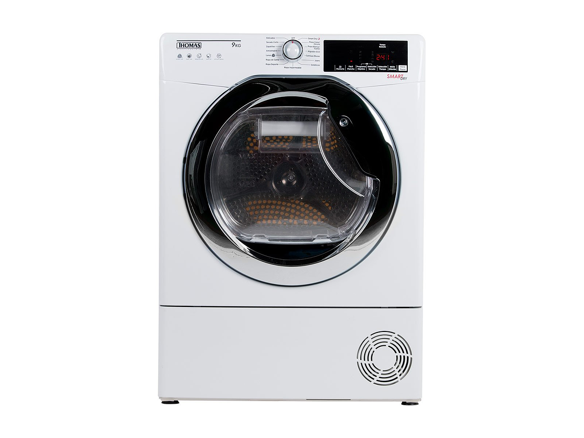 SECADORA DE ROPA BOMBA DE CALOR THOMAS TH-D9KCBC 9KG BLANCO 1