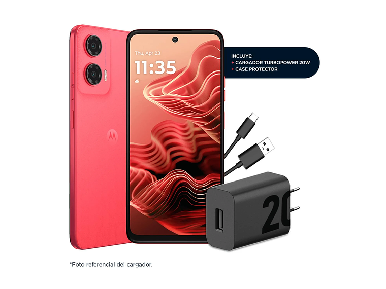 CELULAR MOTOROLA G35 5G 4 GB 128 GB NARANJA 4