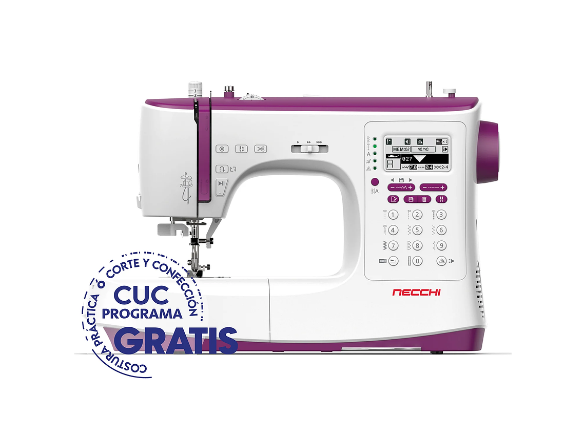 MAQUINA DE COSER NECCHI NC204A MÁQUINA DE COSER NC-204D 4