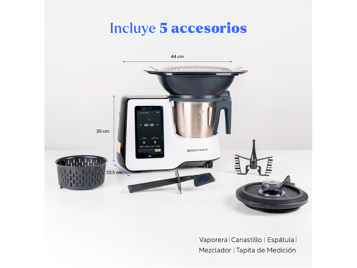 ROBOT DE COCINA KITCHEN CONNECT 2 L EASYWAYS 1