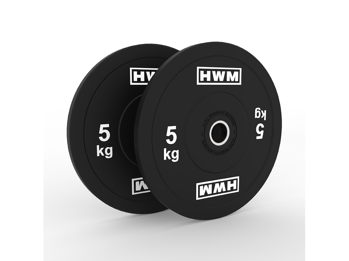 Par Bumper Plates Classic Black 5kg | HWM® 1