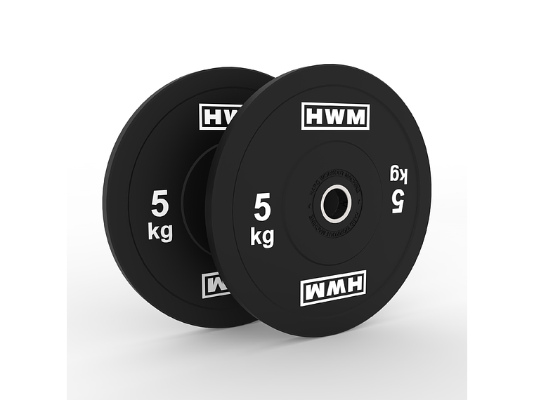 Par Bumper Plates Classic Black 5kg | HWM® 1