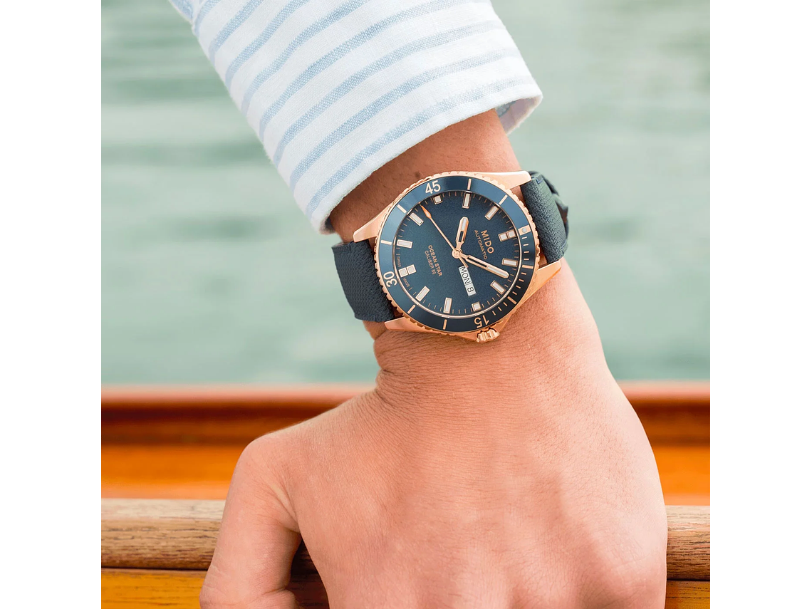RELOJ MIDO OCEAN STAR 200 AZUL 3