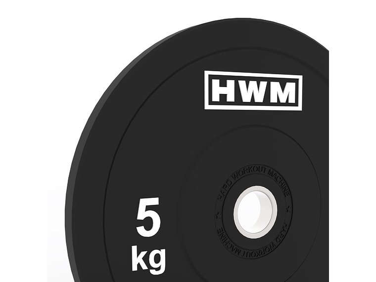 Par Bumper Plates Classic Black 5kg | HWM® 2