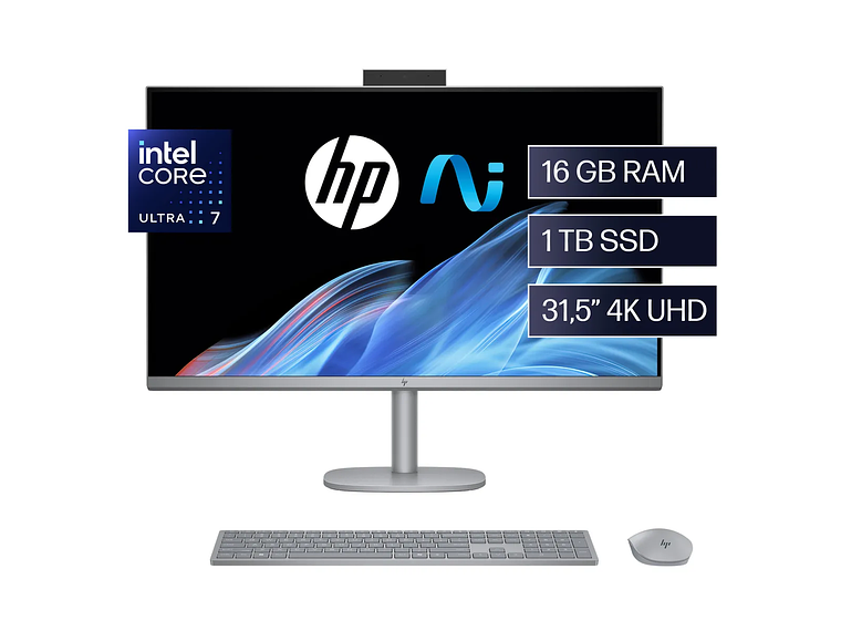 DESKTOP HP OMNISTUDIO X PC 32-C0001LA, INTEL CORE ULTRA 7, 16 GB, 1 TB SSD, 31.5, 4K 1