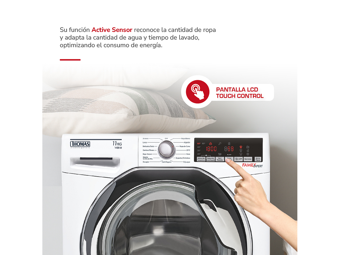 LAVADORA CARGA FRONTAL 11 KG 4