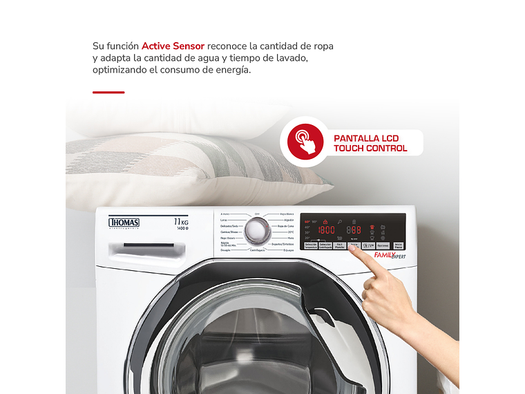 LAVADORA CARGA FRONTAL 11 KG 4