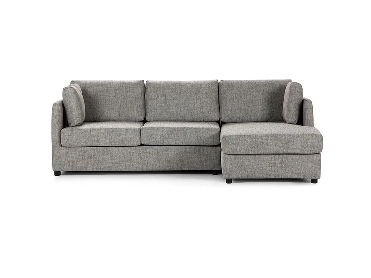 SOFÁ SECCIONAL CAMA ROSEN DERECHO NOAH TELA GRIS 5
