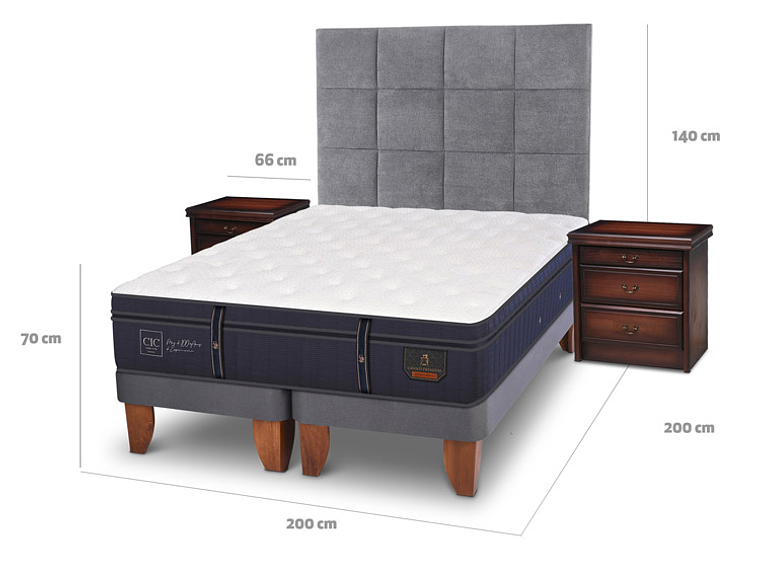 CAMA EUROPEA CIC GRAND PREMIUM SUPER KING + SET TAMESIS 11