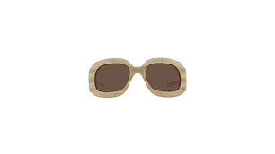 GAFAS DE SOL GUCCI SHIELD-FRAME DE ACETATO PARA MUJER EN MARRÓN